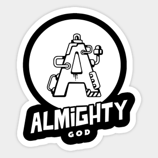 Almighty God Sticker